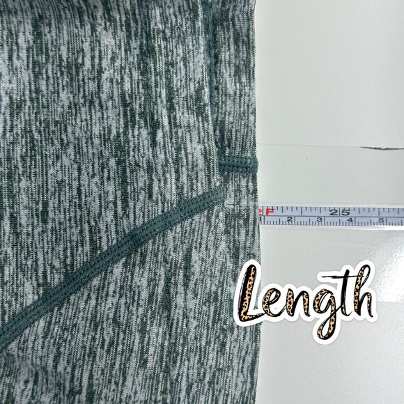 Eddie Bauer Women's Large 1/2 Zip Pullover Green Heather Performance Active Top - Picture 9 of 10